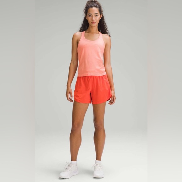 NWT Lululemon Swiftly Tech Racerback Tank 2.0 Race Sunny Coral Size 12 - Picture 4 of 7
